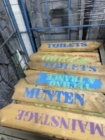 Product image for Houten wegwijsbordje – festival bewegwijzering